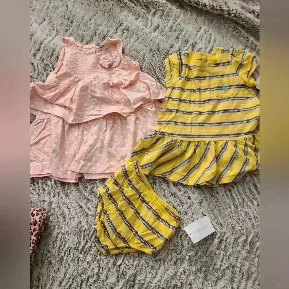 RL Girls dress plus pink dress bundle